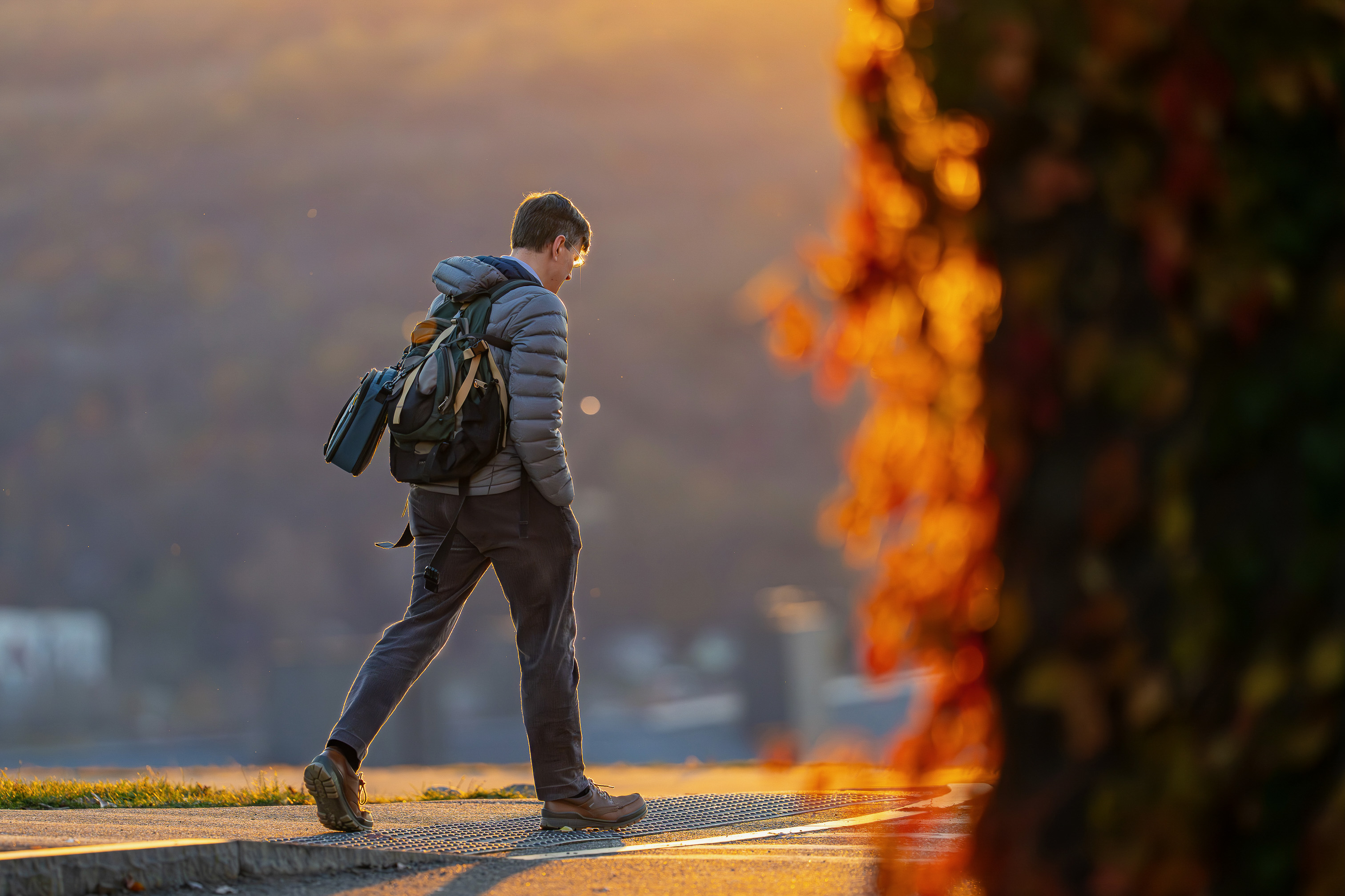 Sunset Time at Cornell Libe Slope